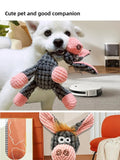 Durable Donkey-Shaped Dog Toy with Squeaker for Dental Health and Interactive Play-My Little Pet