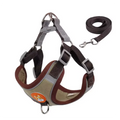 Adjustable Dog Harness & Leash Set – Reflective Vest for Small to Medium Dogs - My Little Pet