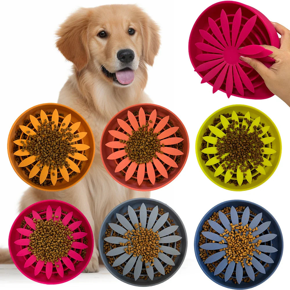 Silicone Slow Feeder for Pets - Anti-Choke Licking Pad for Cats and Dogs-My Little Pet