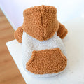 Cozy Berber Fleece Hooded Sweater for Small Dogs-My Little Pet