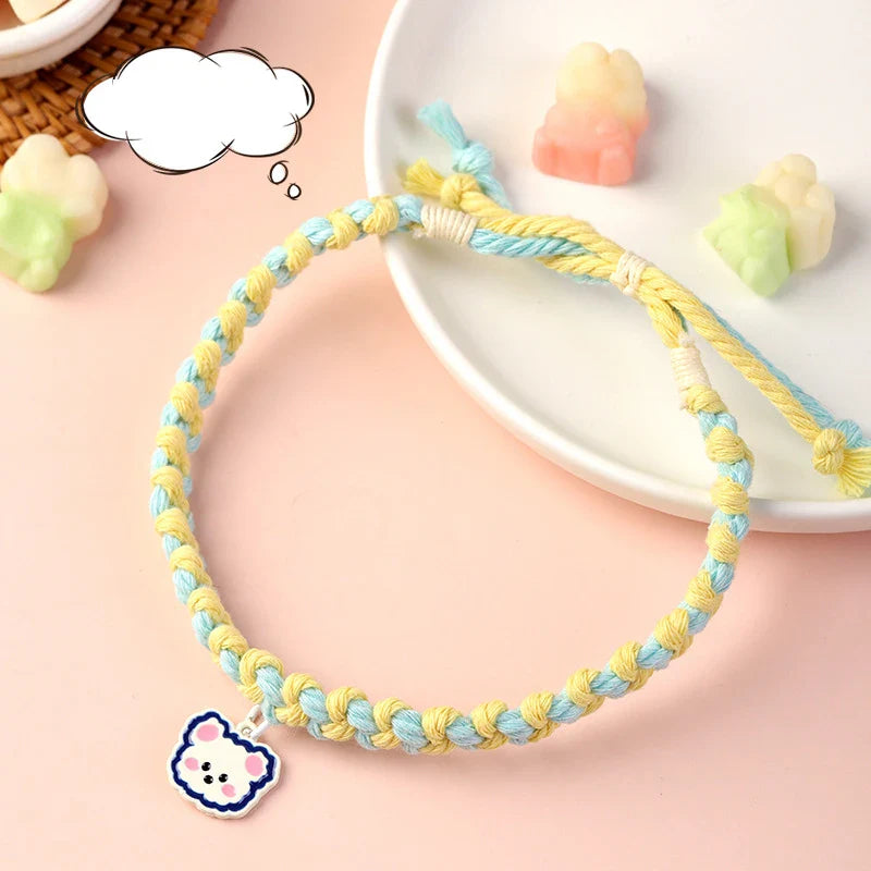 Adjustable Cat Collar with Cute Bear Pendant-My Little Pet