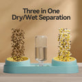 3-in-1 Cat Feeding Station with Automatic Water Dispenser-My Little Pet