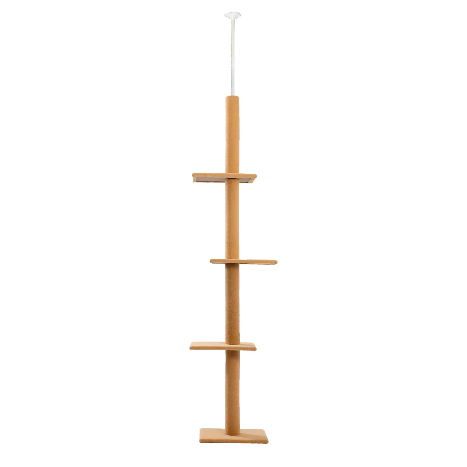 Adjustable Height Floor-to-Ceiling Cat Tree - Scratching Posts & Cat Tower-My Little Pet