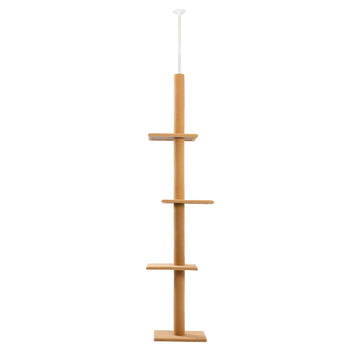Adjustable Height Floor-to-Ceiling Cat Tree - Scratching Posts & Cat Tower-My Little Pet