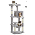 5-Level Indoor Cat Tree with Metal Frame and Top Perch-My Little Pet
