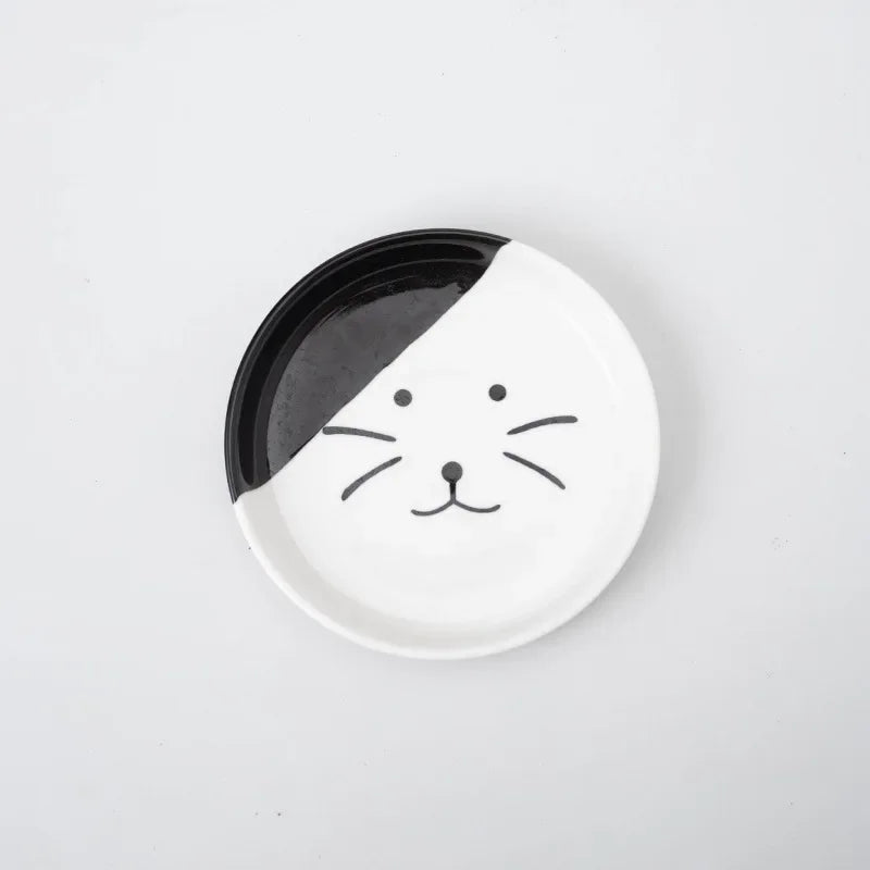 Elevated Ceramic Cat Bowl with High-Foot Design and Neck Guard-My Little Pet