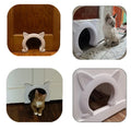 Adjustable Pet Door for Cats and Dogs with 4-Way Lock-My Little Pet