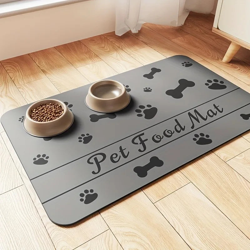 Quick-Dry Absorbent Pet Placemat for Dogs and Cats-My Little Pet