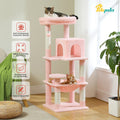 5-Level Indoor Cat Tree with Metal Frame and Top Perch-My Little Pet