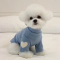 Cute Love Bear Hoodie for Pets - Warm Polyester Clothing for Dogs and Cats-My Little Pet