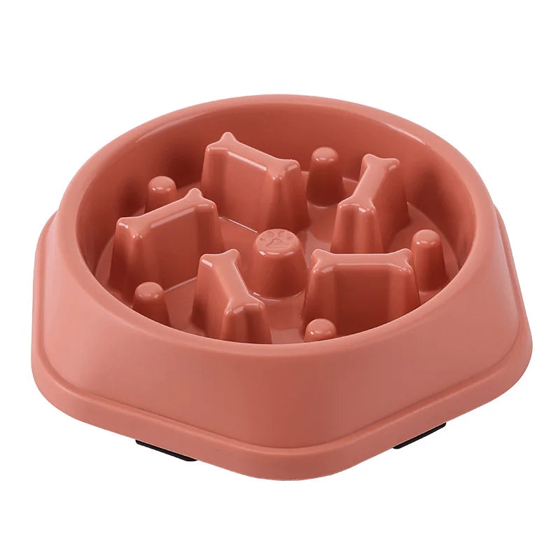 Anti-Choking Slow Feeder Bowl for Cats and Dogs – Healthy, Non-Slip Food Dish in Multiple Colors - My Little Pet