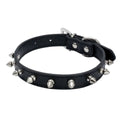 Adjustable PU Leather Spiked Pet Collar - Punk Rivet Design for Cats & Small Dogs-My Little Pet