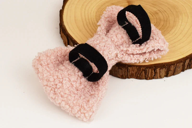 Handmade Teddy Fabric Dog Collar - Personalized Engraving Available-My Little Pet