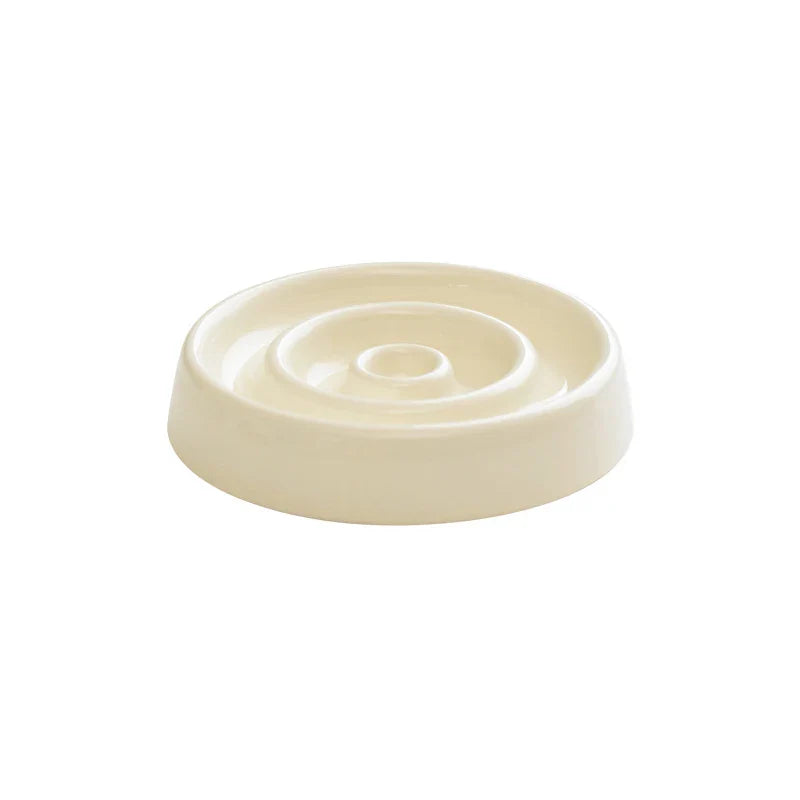 Ceramic Slow Feeder Bowl for Cats and Small Dogs-My Little Pet