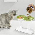 Adjustable Height Dual Bowl Set for Pets-My Little Pet