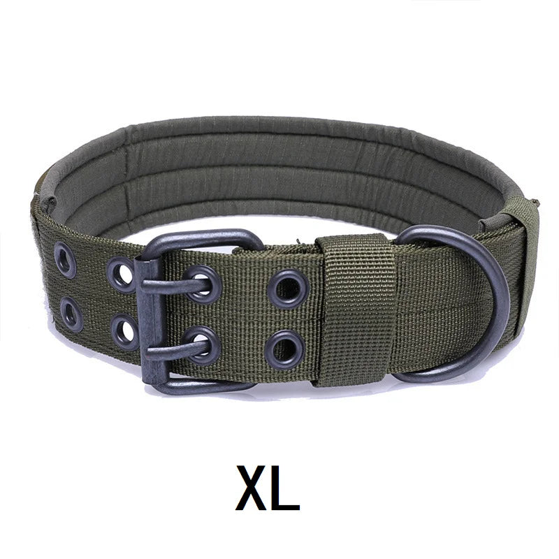 Adjustable Tactical Dog Collar for Medium to Large Breeds-My Little Pet