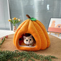 Cozy Plush Cat Bed - Closed Cat House for Warmth & Comfort-My Little Pet