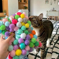Colorful Cat Pom Pom Balls - Pack of 50/100-My Little Pet