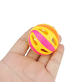 6-Pack Colorful Plastic Ball Cat Toys with Bells-My Little Pet