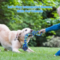 2-Piece Durable Rope Knot Dog Toys for Large Dogs – Dental Health and Interactive Play-My Little Pet