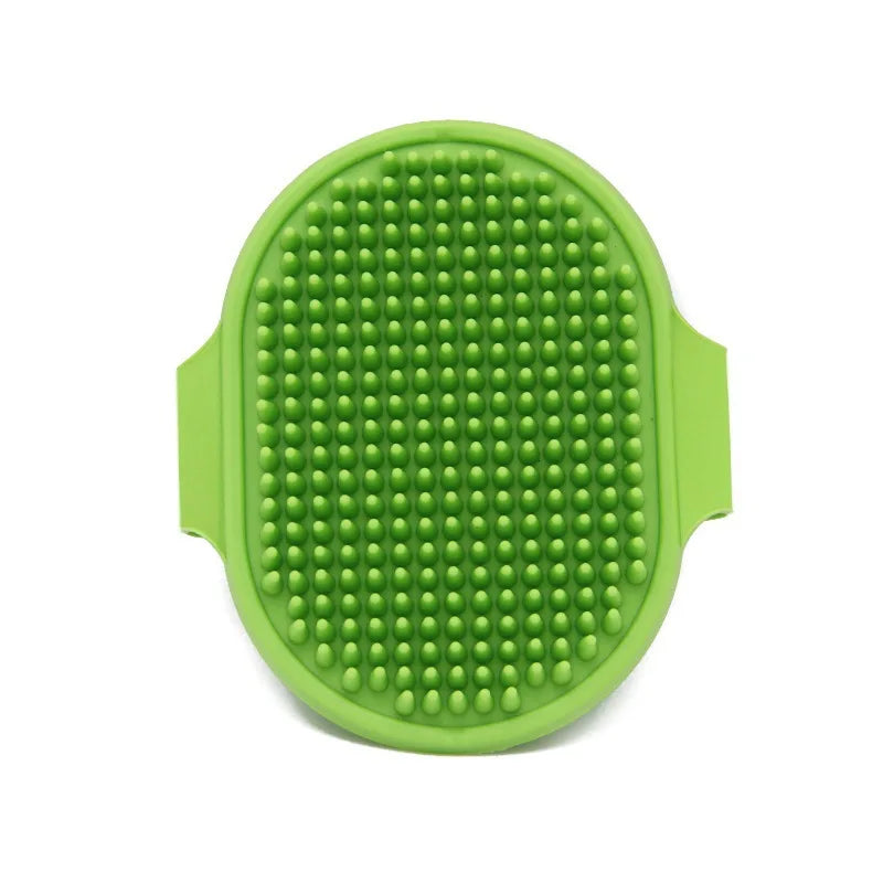 Soft Rubber Pet Grooming Brush with Adjustable Strap-My Little Pet