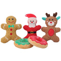 Christmas Themed Plush Dog Toys - Squeaky, Soft, and Fun-My Little Pet
