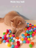 Colorful Cat Pom Pom Balls - Pack of 50/100-My Little Pet