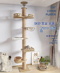 Floor-to-Ceiling Cat Tree Tower-My Little Pet