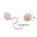 Colorful Yarn Ball Cat Toy with Sounding Bell-My Little Pet