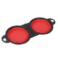 Portable Foldable Dual Bowl for Pets-My Little Pet