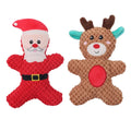 Christmas Themed Plush Dog Toys - Squeaky, Soft, and Fun-My Little Pet
