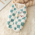 Warm Winter Pet Jacket with Cartoon Bear Design for Cats and Small Dogs-My Little Pet