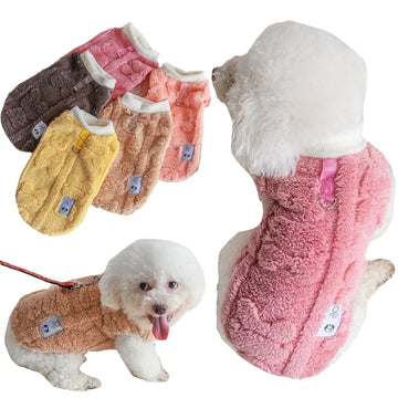 Cozy Fleece Pet Coat for Small to Medium Dogs and Cats-My Little Pet