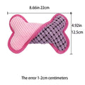 Durable Plush Dog Bone Toy with Squeaker-My Little Pet