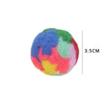 Colorful Plush Ball Cat Toy Set-My Little Pet
