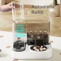2-in-1 Automatic Cat Feeder & Water Dispenser - Large Capacity Pet Station-My Little Pet
