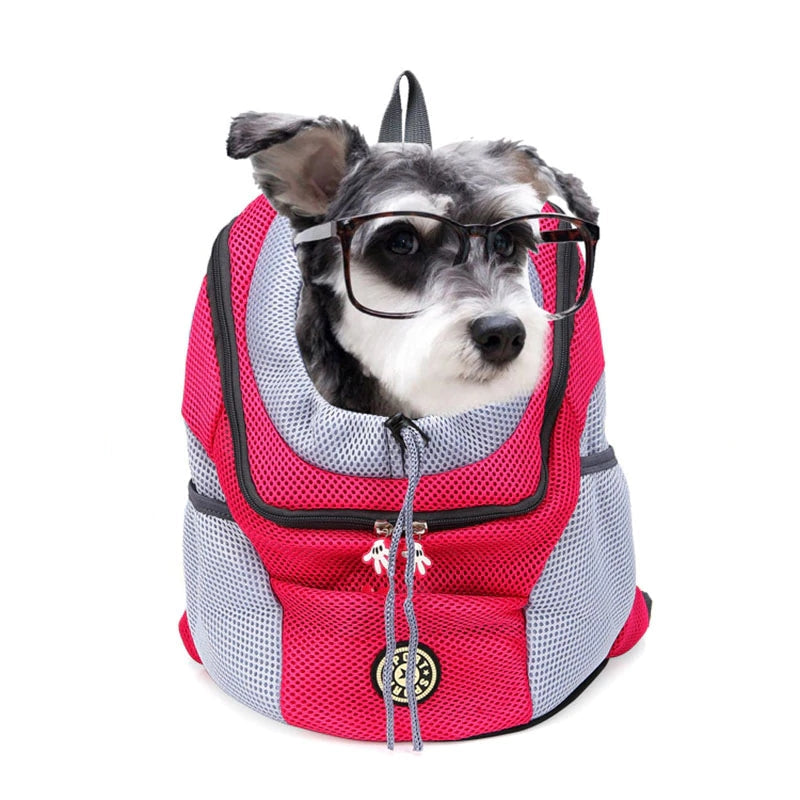 Portable Double-Shoulder Dog Carrier Backpack-My Little Pet