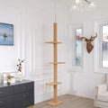 Floor-to-Ceiling Cat Tree - 228-274cm Tall Cat Climbing Tower-My Little Pet