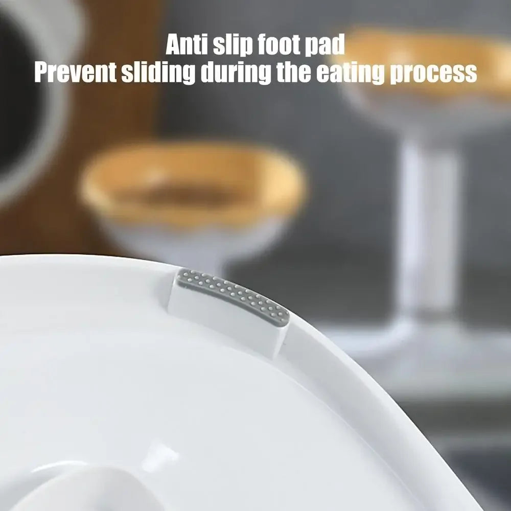 Adjustable Height Dual Bowl Set for Pets-My Little Pet