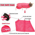 Adjustable Mesh Grooming and Bathing Bag for Cats and Small Dogs-My Little Pet