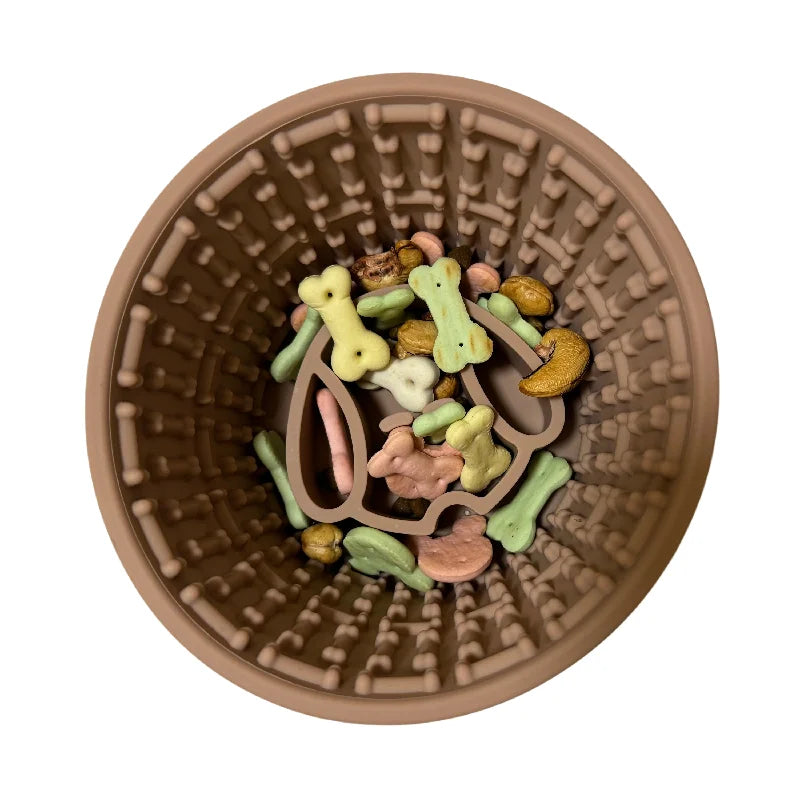 Silicone Slow Feeder for Pets - Anti-Choke Licking Pad for Cats and Dogs-My Little Pet