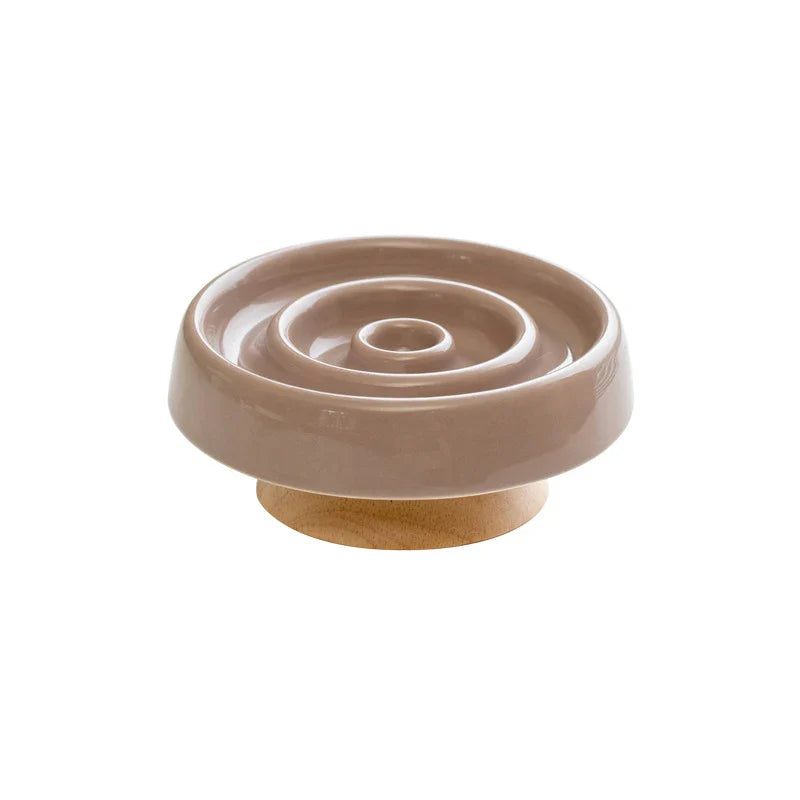 Ceramic Slow Feeder Bowl for Cats and Small Dogs-My Little Pet
