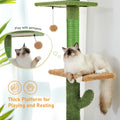 Floor-to-Ceiling Cat Tree - 228-274cm Tall Cat Climbing Tower-My Little Pet
