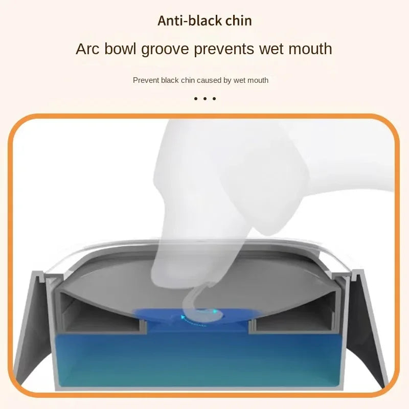 High-Capacity Anti-Splash Pet Water Bowl-My Little Pet