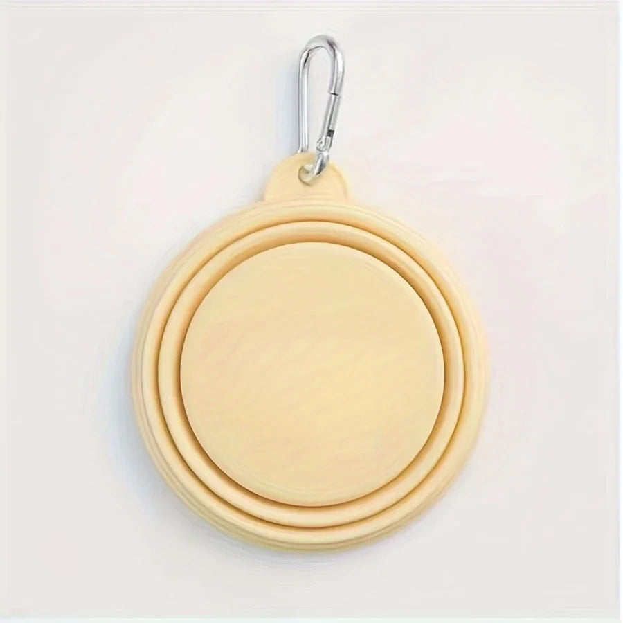 Portable Folding Dog Bowl – Silicone Food & Water Container for Travel - My Little Pet