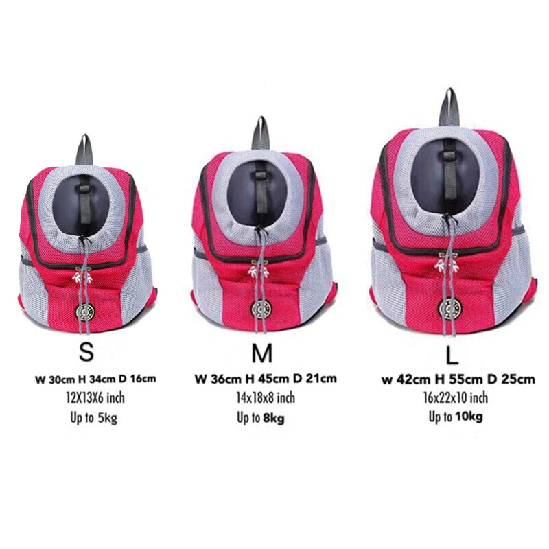 Portable Double-Shoulder Dog Carrier Backpack-My Little Pet