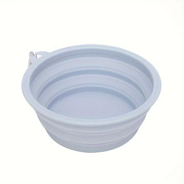 Portable Folding Dog Bowl – Silicone Food & Water Container for Travel - My Little Pet