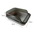 Kitty Litter Pan - High-Sided, Semi-Enclosed Cat Toilet-My Little Pet
