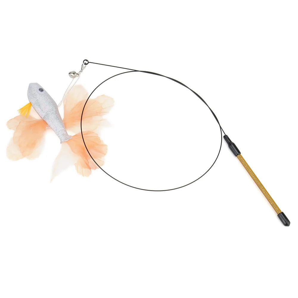 Colorful Fish-Shaped Cat Teaser Toy-My Little Pet