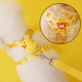 Adjustable Cartoon Duck Pet Harness and Leash Set for Small to Medium Dogs and Cats-My Little Pet
